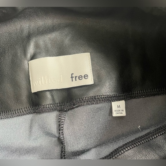 Aritzia vegan leather Daria Pant, M - Picture 9 of 9